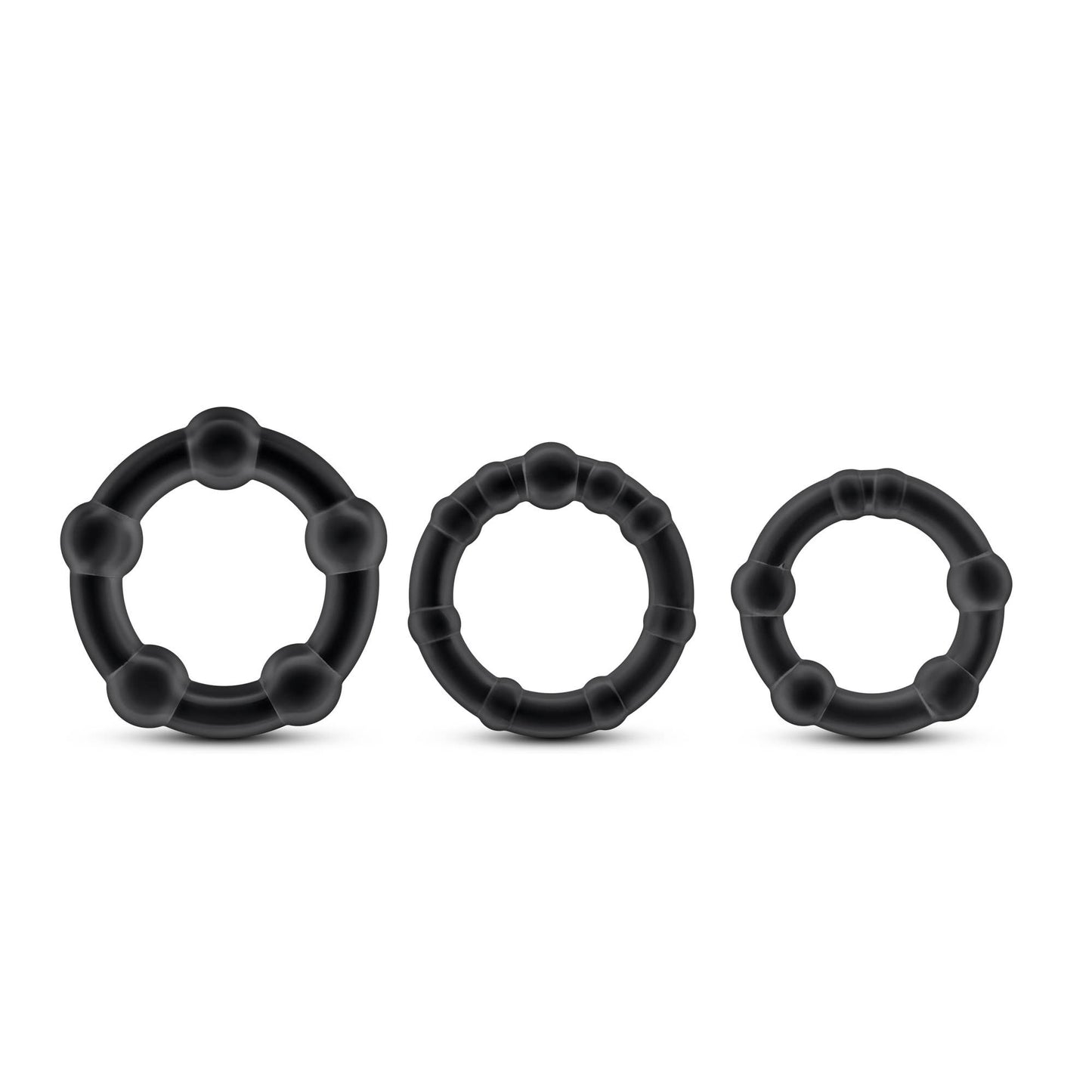Beaded C-Rings - Set of 3