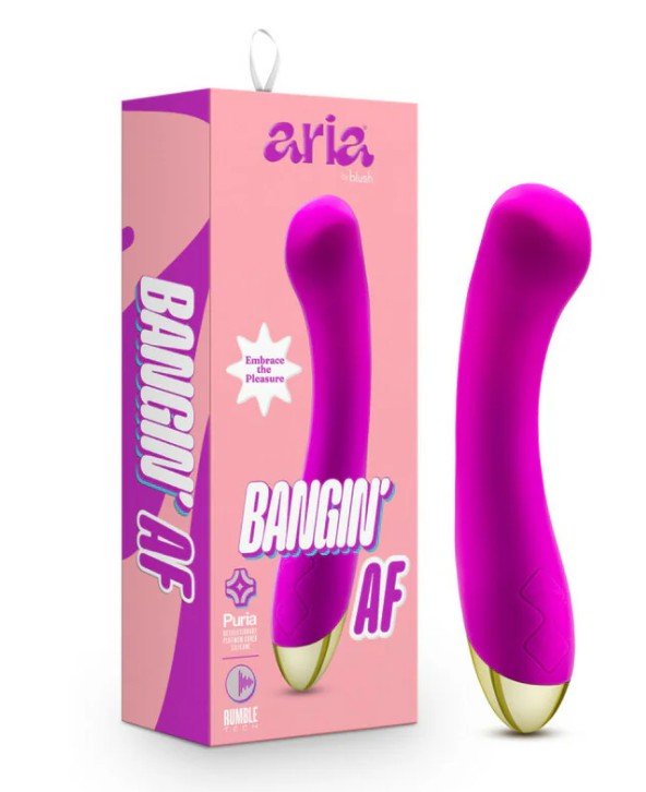 Aria Bangin' AF Rechargeable Silicone G-Spot Vibrator