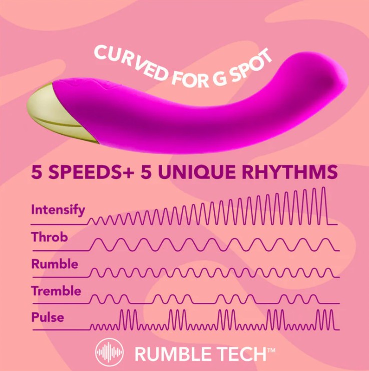 Aria Bangin' AF Rechargeable Silicone G-Spot Vibrator