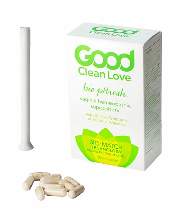 Good Clean Love BiopHresh Vaginal Homeopathic Suppository 10-pack