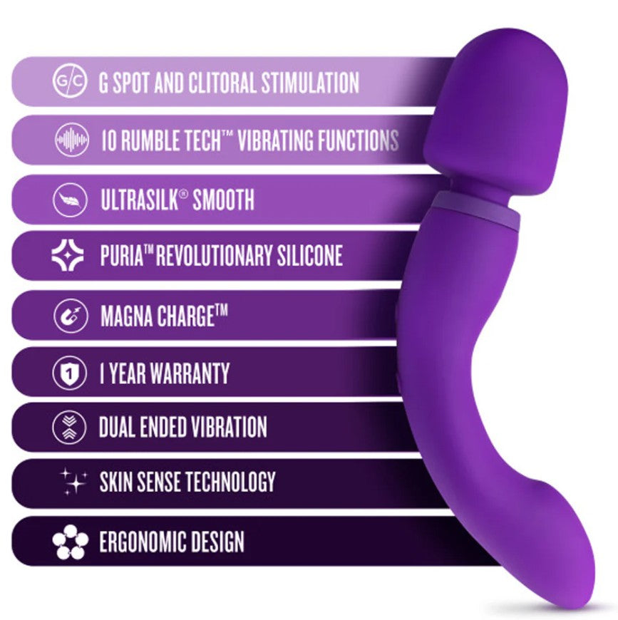 Rechargeable Silicone Wand with Skin Sense Technology