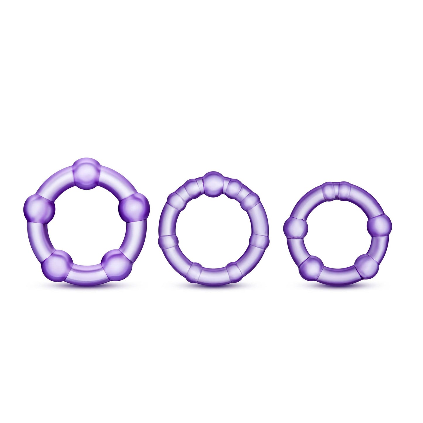 Beaded C-Rings - Set of 3